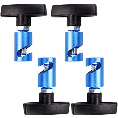 JoyTube Lift Support Clamp Hood Strut Fixing Clamps Stay Holder for Tailgates and Trunks with up to Dia38 10mm BluePack of 4 - Image 1