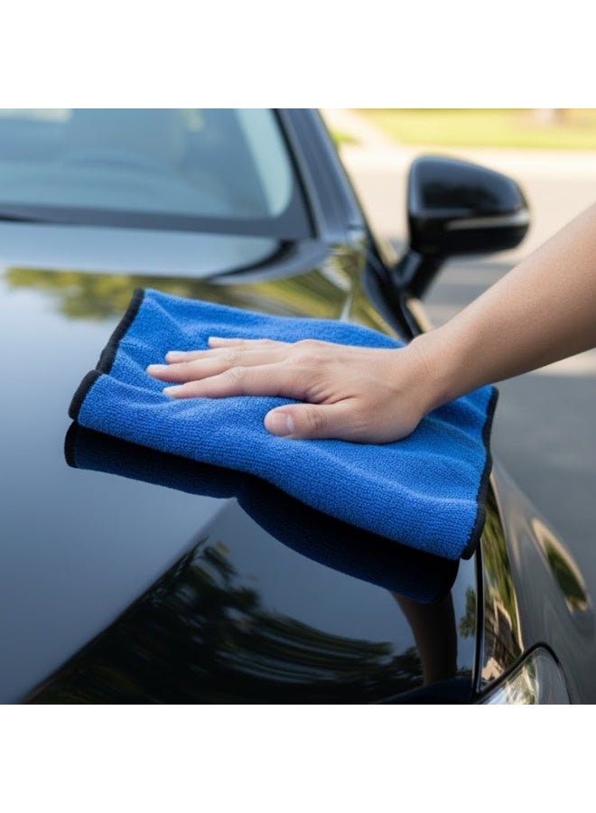 JIHAM 3pcs Microfiber Car Drying Towel for Car Cleaning and Detailing, Double Sided, Extra Thick Plush Microfiber Towel Lint Super Absorbent Detailing Towel for Car, Windows, Screen and Kitchen - Image 5
