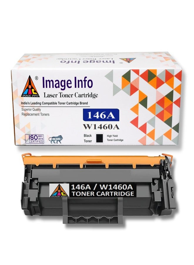IIC IMAGE INFO ImageInfo 146A Toner Cartridge Suitable for HP 146A W1460A Toner Cartridges Work for HP Laserjet Pro MFP 3104fdw 3104fdn 3004dw 3003dn Printers - Image 1
