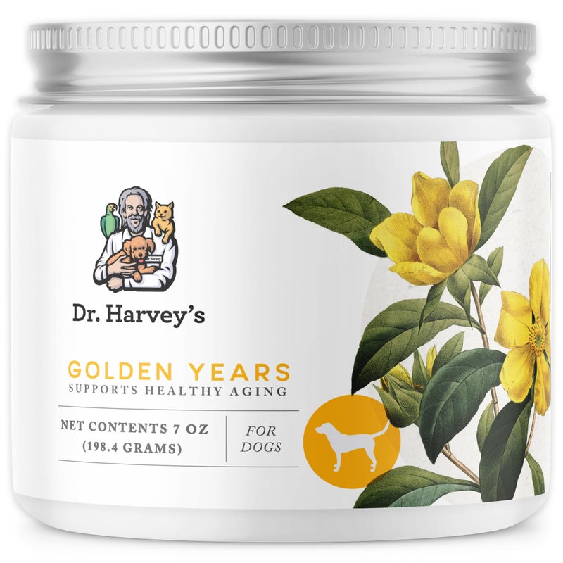 Dr. Harvey's Golden Years Geriatric Herbal Supplement for Senior Dogs, 7 Oz - Image 1