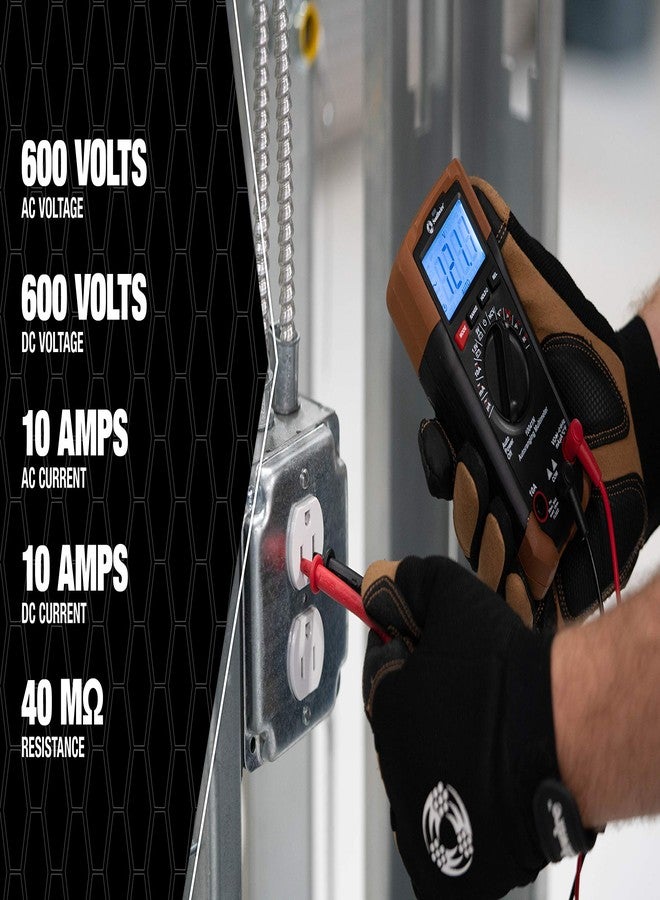 Southwire 10041N Auto Multimeter;Black/Brown - Image 5