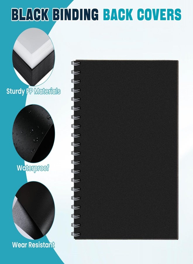 CAREGY 240 Pack Binding Covers and Backs Set 8.5 x 11 Inches, Including 120 Pack 8Mil Clear PVC, 120 Pack 12Mil Sand-Textured Polycovers Letter Size - Image 4