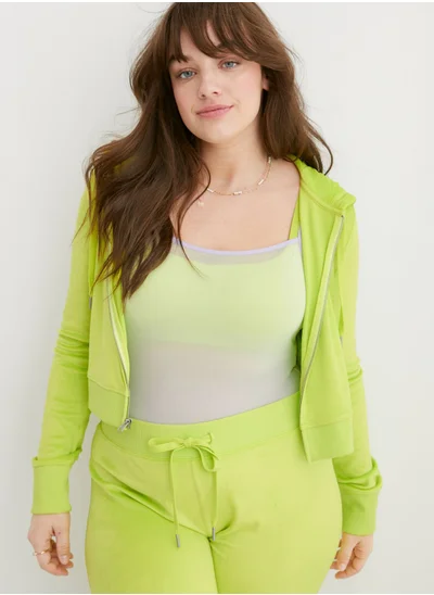 Aerie Velour Drawstring Hoodie
