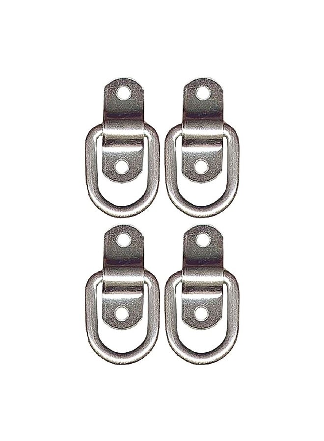 Keeper_Corporation 4-Piece Chrome-Plated Toggle-Bolt Design Wire Ring Anchor Point Set Silver 1.5 Inch 04522 - Image 2