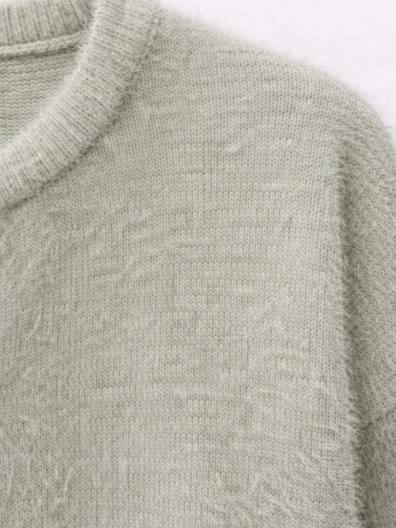 ميكسراي Mixray Buttoned Oversize Textured Cardigan