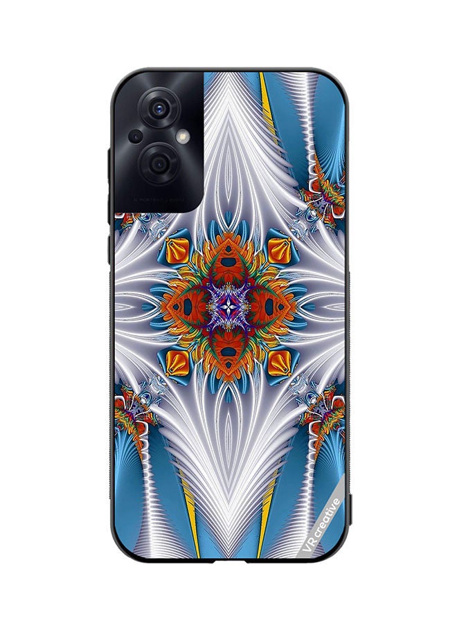 VR CREATIVE Protective Case Cover For Oppo Reno8 Z Abstract Design Multicolour - Image 1