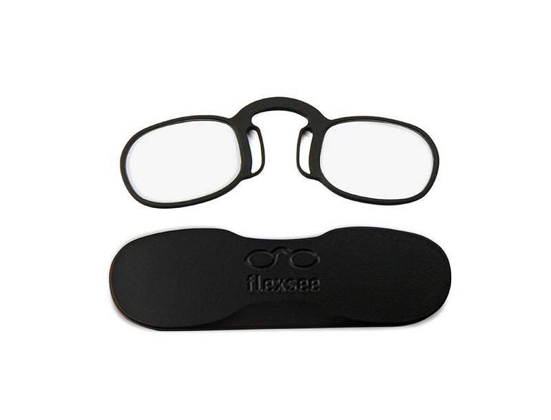 Flexsee Black Round Light Ready Reading Glasses Power 2.5 - Image 1