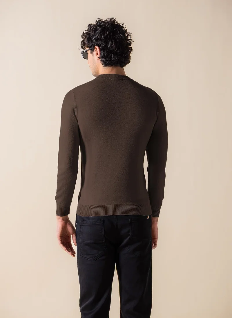 شايبس كنزة صوفية ضيقة