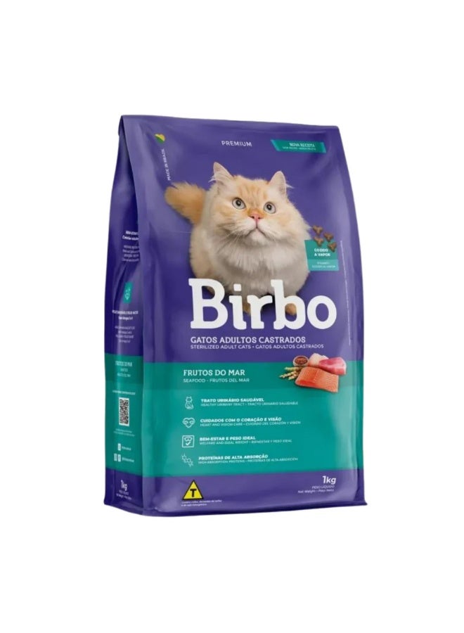 dry food with sea food for sterilized cat 1k