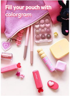 COLORGRAM Fruity Glass Tint 07 Shy Guava | Korean Long Lasting & Waterproof Lip Stain| Glossy Lip Gloss With Lovely Soft Pink Shade | Buildable, Blendable, Moisturizing, Non-Sticky | 0.11 Oz  - Image 4