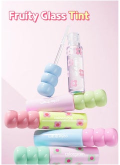COLORGRAM Fruity Glass Tint 07 Shy Guava | Korean Long Lasting & Waterproof Lip Stain| Glossy Lip Gloss With Lovely Soft Pink Shade | Buildable, Blendable, Moisturizing, Non-Sticky | 0.11 Oz  - Image 3