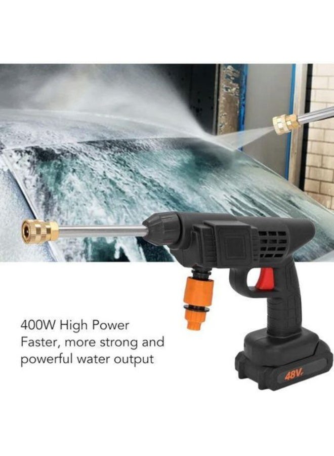 Rechargeable Water Pressure Gun with 2 Batterys For Washing Cars, Bicycles And Windows - Image 2