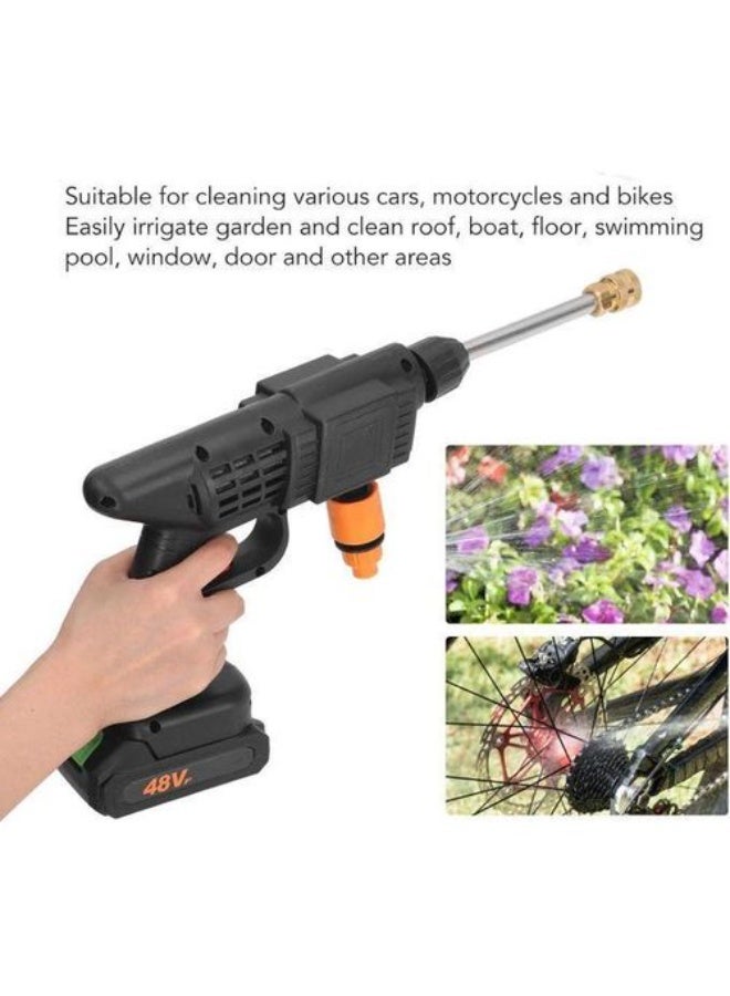 Rechargeable Water Pressure Gun with 2 Batterys For Washing Cars, Bicycles And Windows - Image 4