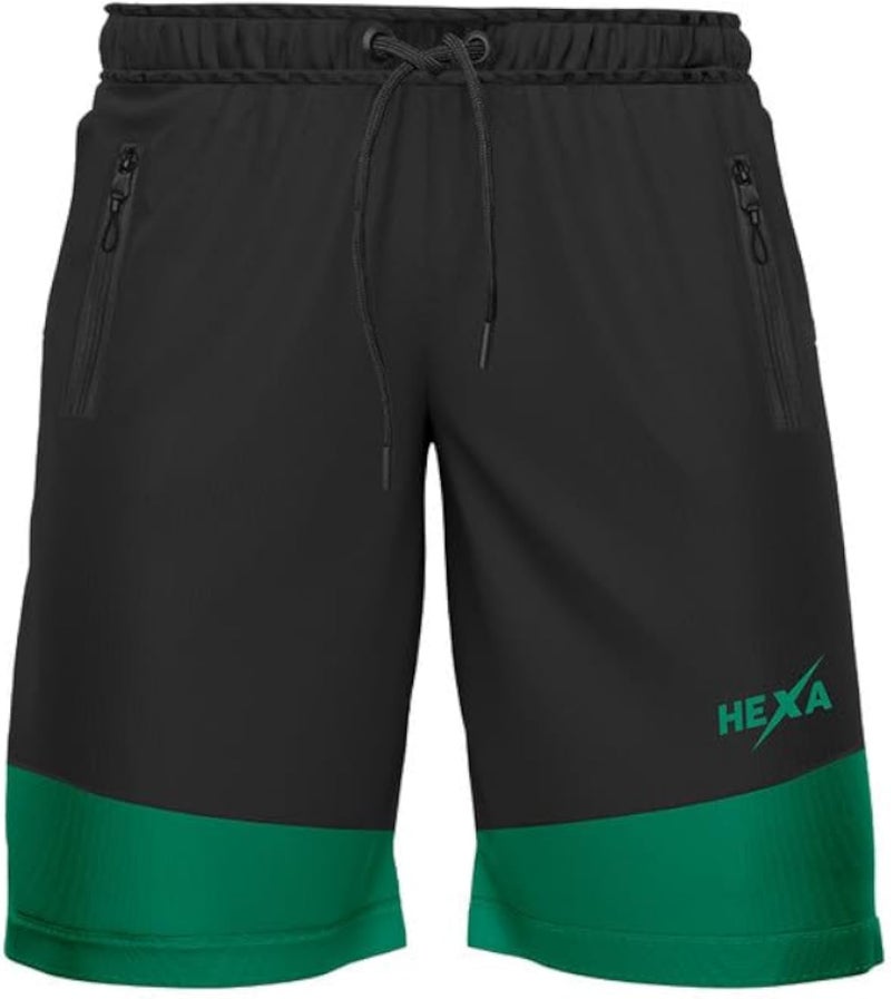 Hexa Soft Men's Waterproof Shorts with Mesh Liner - Quick-Dry Athletic &amp; Casual Shorts