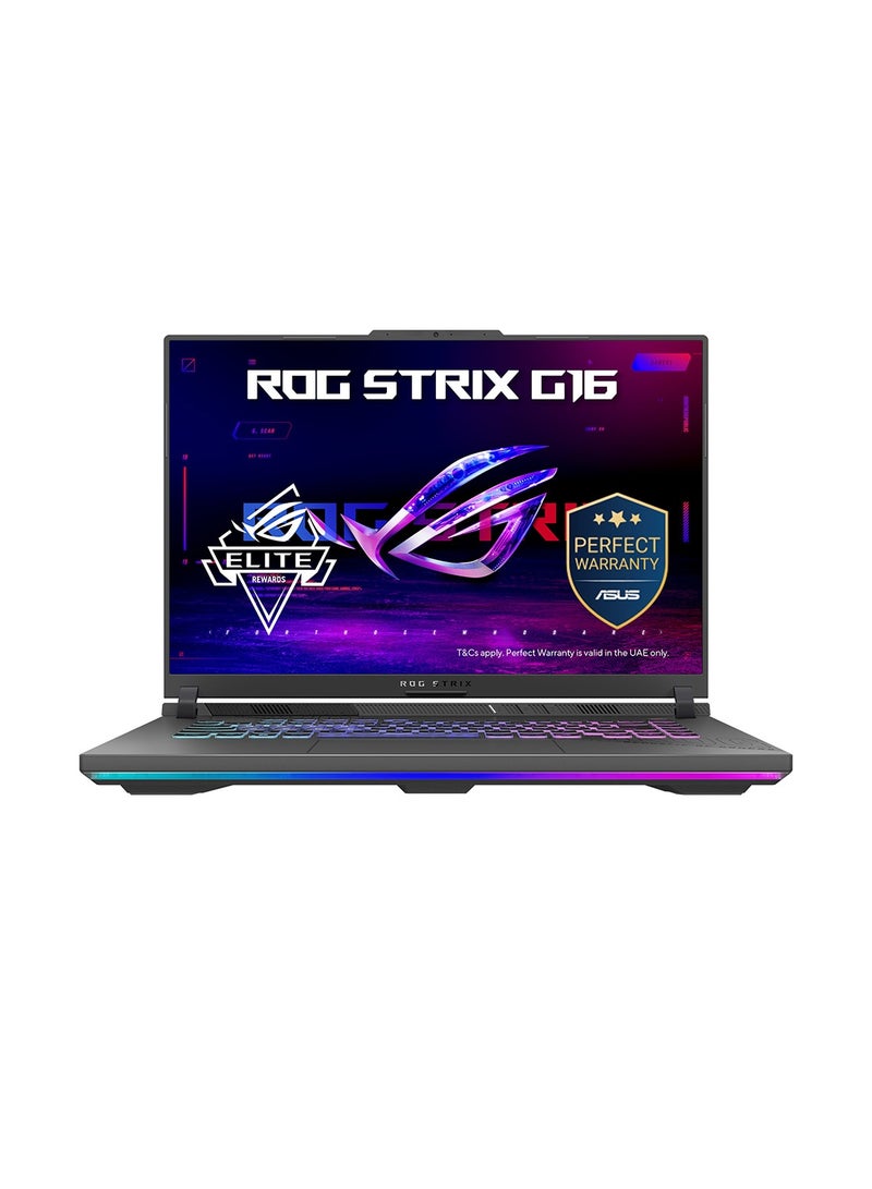 أسوس ROG Strix G16 Laptop With 16-Inch Display, AMD Ryzen 9 8940HX Processor/16GB RAM/1TB SSD/Windows 11 Home Arabic Eclipse Gray - Image 1
