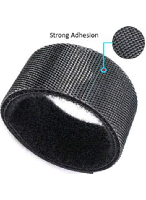 iMBAPrice iMBAPrice Long Cable Fastening Tape  Pack of 2 075 inch Single Wrap Hook  Loop 75 feet 25 YardsRoll  Black  - Image 4