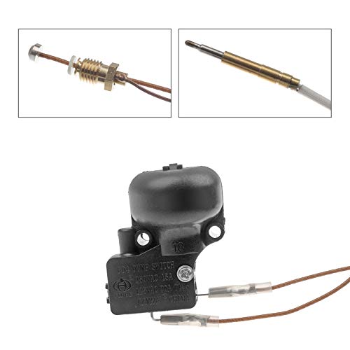 Timsec 2Packs Patio Heater Thermocouple and FD4 Dump Switch, 23.5" Longer Thermocouple Compatible with Most Brand Propane Gas Outdoor Heater, Garden Heater, Room Heater - Image 3