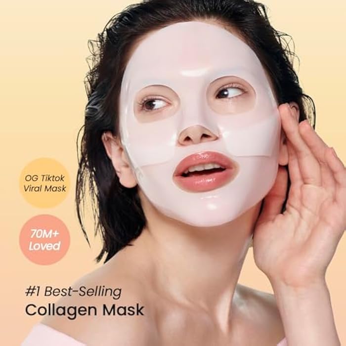 BIODANCE Bio-Collagen Real Deep Mask, Hydrating Overnight Hydrogel Mask, Pore Minimizing, Elasticity, Plumping Improvement, Korean Skincare, Stocking Stuffers for Teen Girls | 1.19oz(34g) x 4ea - Image 2