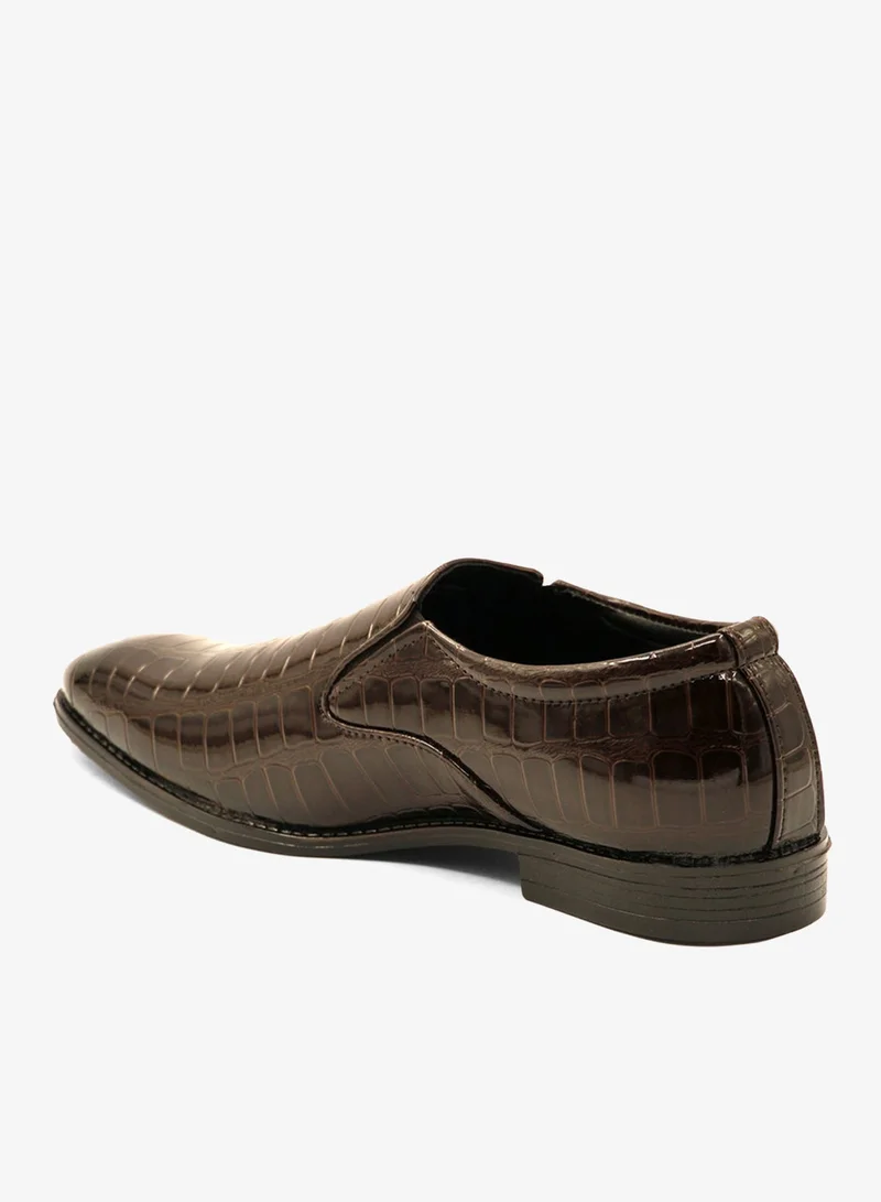 Geoomnii Brown Formal Lace-Up Shoes for Men – Classic Dress Shoes for Office, Parties & Special Occasions for Men | Best Price UAE