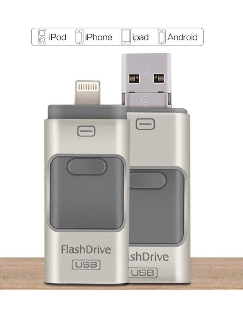 Flash Drive Compatible with iPhone 256GB, USB Memory Stick Photo Stick External Storage Drive for iPhone iPad Android Computer - Image 2