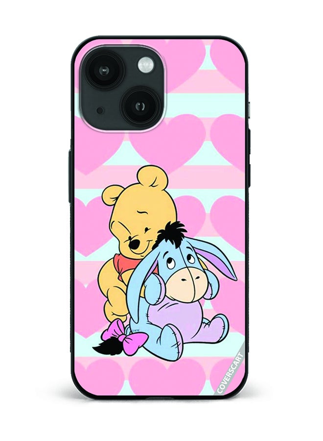 COVERSCART Protective Case Cover For Apple iPhone 15 Pooh Design Multicolour