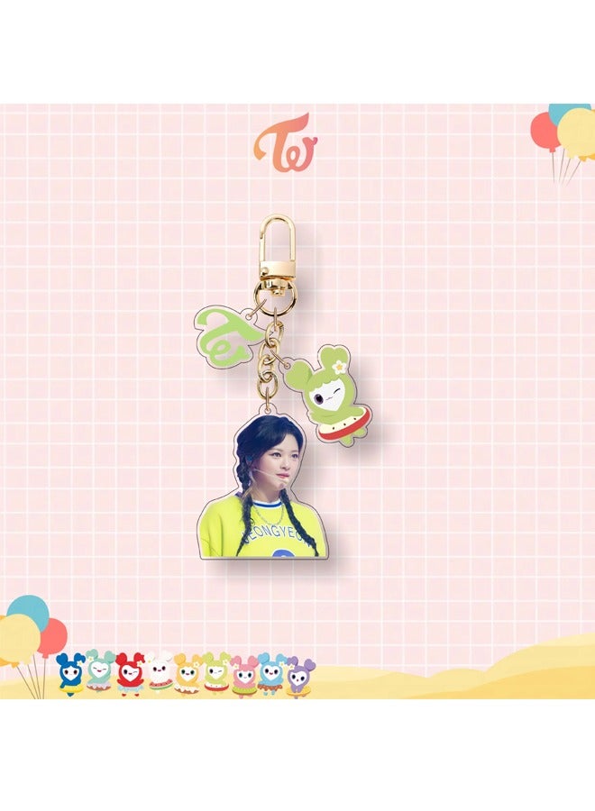 NIBEMINENT TWICE Acrylic Keychain Bag Pendant 