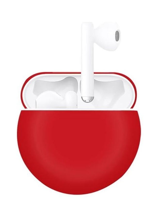 Protective Silicone Storage Box For Huawei FreeBuds 3 Red - Image 1