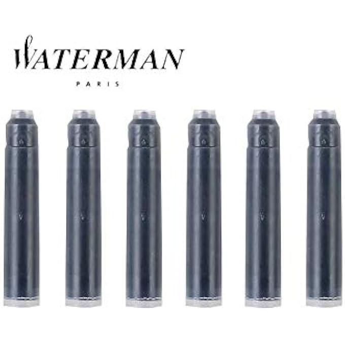 Waterman SHORT INTERNATIONAL INK CARTRIDGES SERENITY BLUE (FLORIDA BLUE) - 4 X BOX OF 6 - Image 3