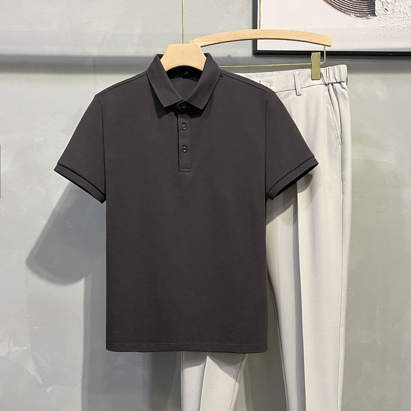 American high street short-sleeved t-shirt men's oversized loose clothes national fashion brand heavyweight cotton half-sleeved shirt - Image 1