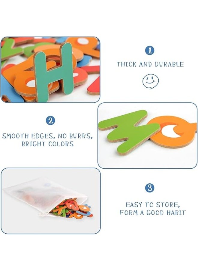 Wooden Alphabet Puzzle with Flashcards Spelling Game for Toddlers - Image 4