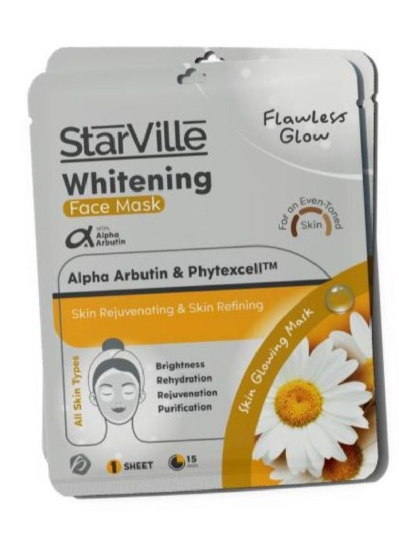 starville Whitening Face Sheet Mask 10 Pcs  - Image 1