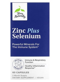 Terry Naturally Zinc Plus Selenium 60 Capsules 