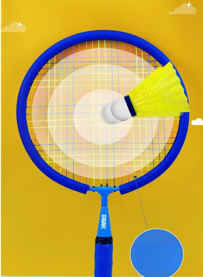 PEAK Children's Iron Alloy Badminton Racket Beginner Kindergarten Elementary School Student Parent-Child Ultra Light Double Racket - Image 4