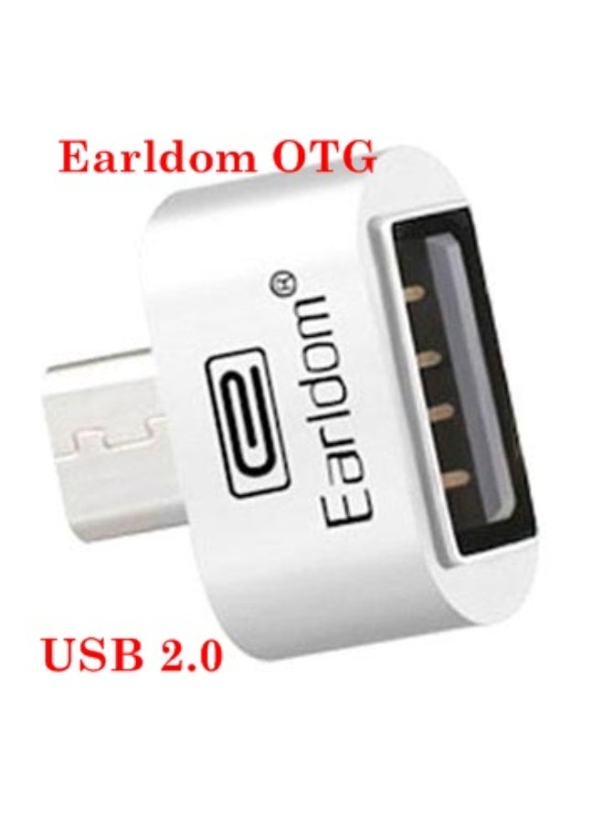 Earldom ET-OT40 Micro OTG Adapter with Easy-to-Use Micro Connector for Smartphones and Tablets. - Image 1