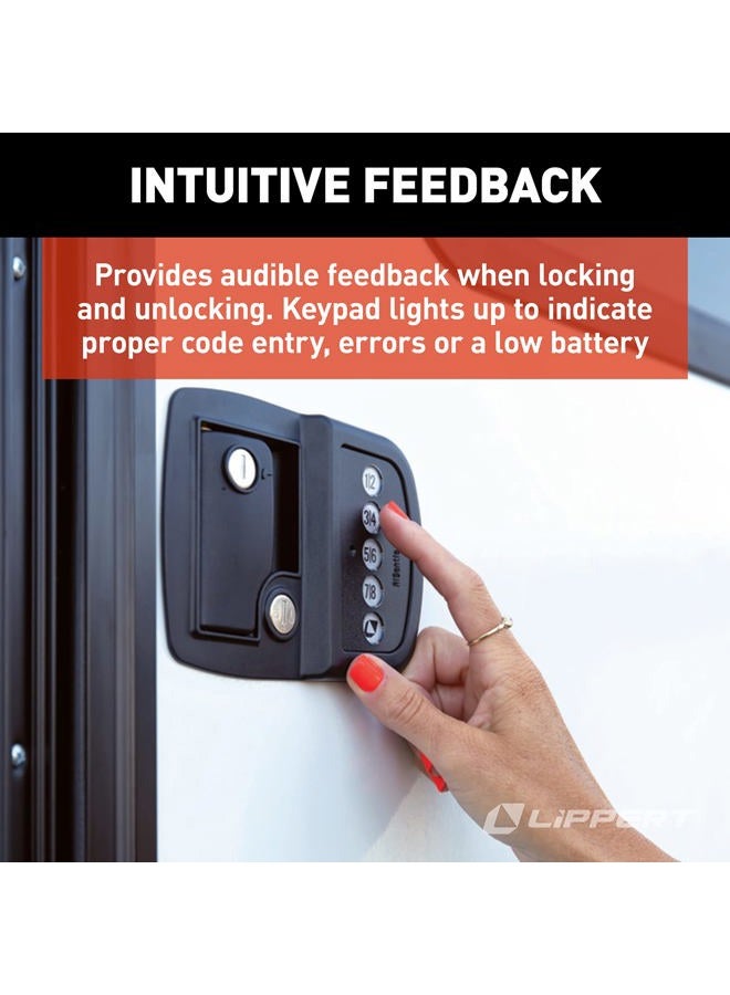 Lippert Components Keyless RV Door Lock with Bluetooth - Right - Image 5