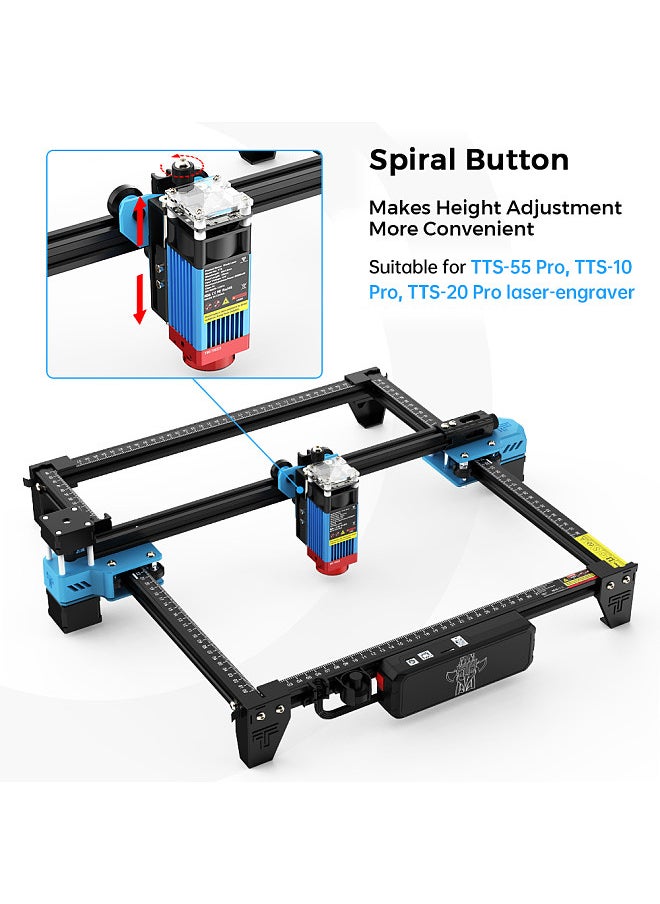 Two Trees - Laser Head Adjustable Z-axis Lifting Module Mounting Frame Laser Module Set for TTS-55 Pro / TTS-10 Pro / TTS-20 Pro Laser Engraving Machine Metal Fixed Mounting Bracket Parts - Image 1