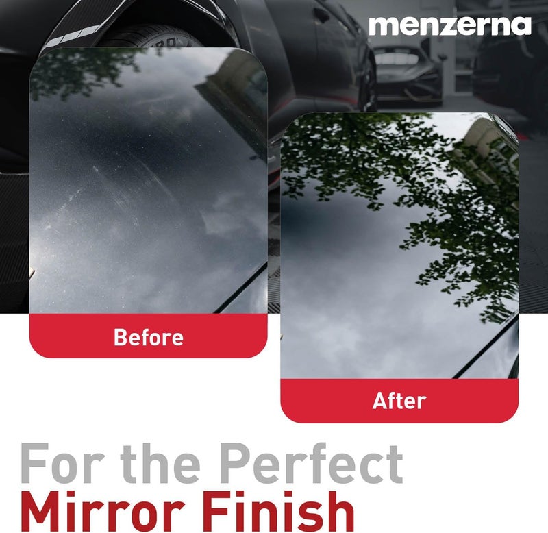 menzerna 3.5 Inch 2X Premium Polishing Pads Finish I High Shine Finishing Buffer Pad I Body Repair Buffing & Polishing I with Safety Edge, Velcro Attachment I Washable & Long Lasting - Image 5