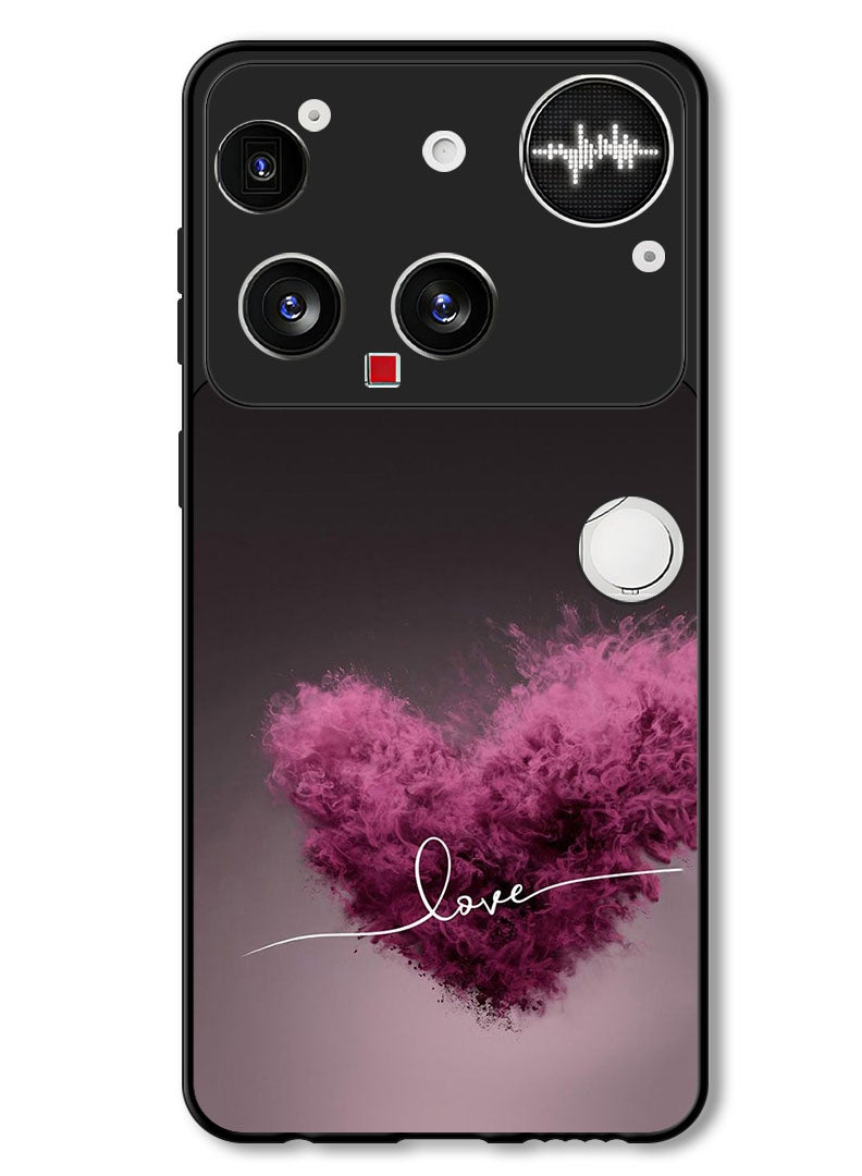 Theodor Case Compatible with Nothing Phone (3) 6.67 Inch Protection Shockproof Bumper Cover Love - Image 1