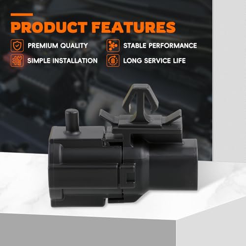 GoaMotors حساس درجة حرارة الهواء المحيط GoaMotors 27722-3VA0A مناسب لسيارات نيسان وإنفينيتي QX50 Q50 QX60 M35 M45 FX35 FX45 Pathfinder Rogue 350Z Quest Altima GTR Kicks Maxima Murano, أسود - Image 3