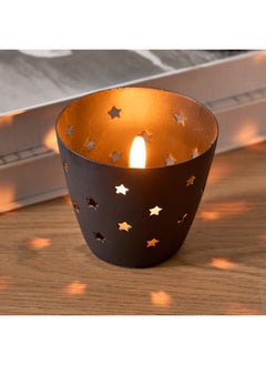 Home Box Calot 3-Piece Metal Votives Set 8.5 x 7.5 x 8.5 cm  - Image 3