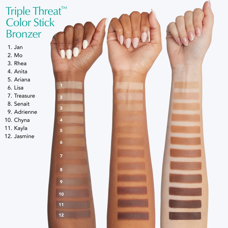 Thrive Causemetics Triple Threat Color Stick: Cream Bronzer & Contour Stick with Vitamin E, Evening Primrose Oil, Waterproof Smudge Proof Face Makeup Formula, Mo (Fair Light Neutral) - Image 5