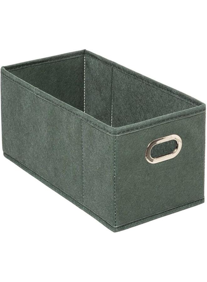 Five Simply Smart Polypropylene and Metal Foldable Storage Box Khaki Green 15 x 31cm 160384K - Image 1