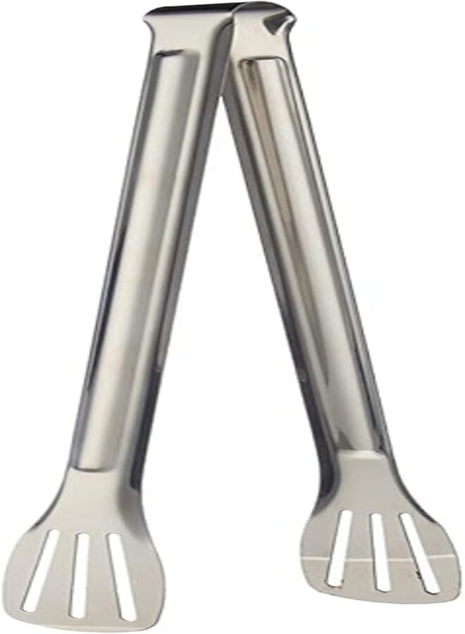 Spaceshoop Generic Food clip rectangle stainless steel serving handle - silver