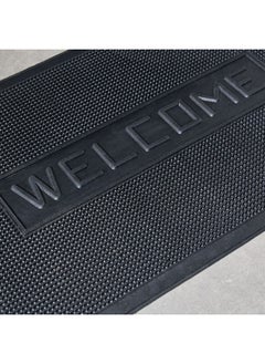 Home Box Welcome Moulded Rubber Doormat 70 x 45 cm  - Image 3