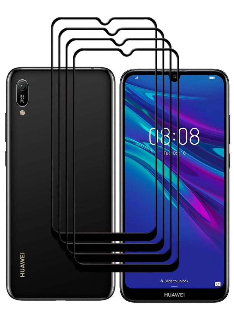 ACLIX 4 Pieces Antistatic ESD Dustproof Premium Quality High Definition Tempered Glass Screen Protector Designed For Huawei Y6 (2019) - Image 1