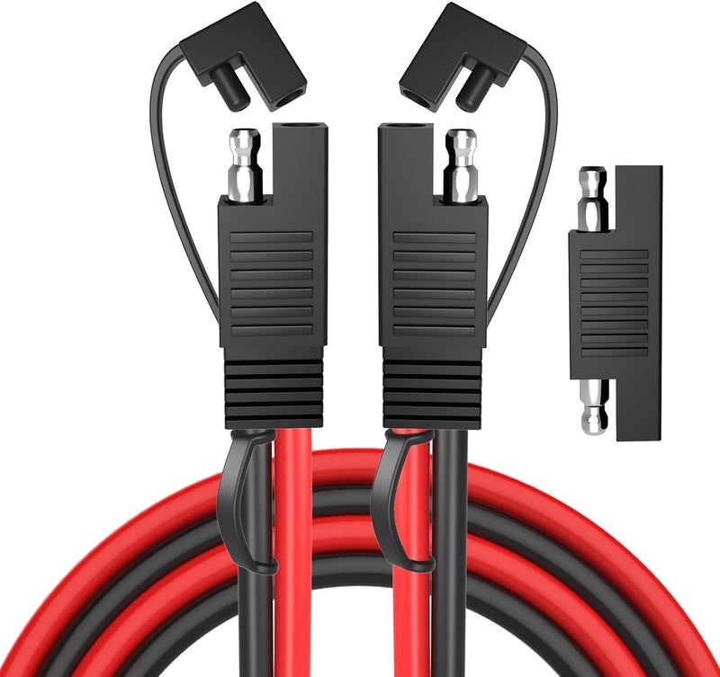 Goupchn SAE to SAE Extension Cable 10AWG 10ft with Polarity Reverse Adapter - Image 1