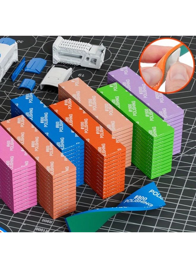 9Pcs Wet Dry Sandpaper Set 1200 1500 2000 Grit For Model Polishing - Image 4