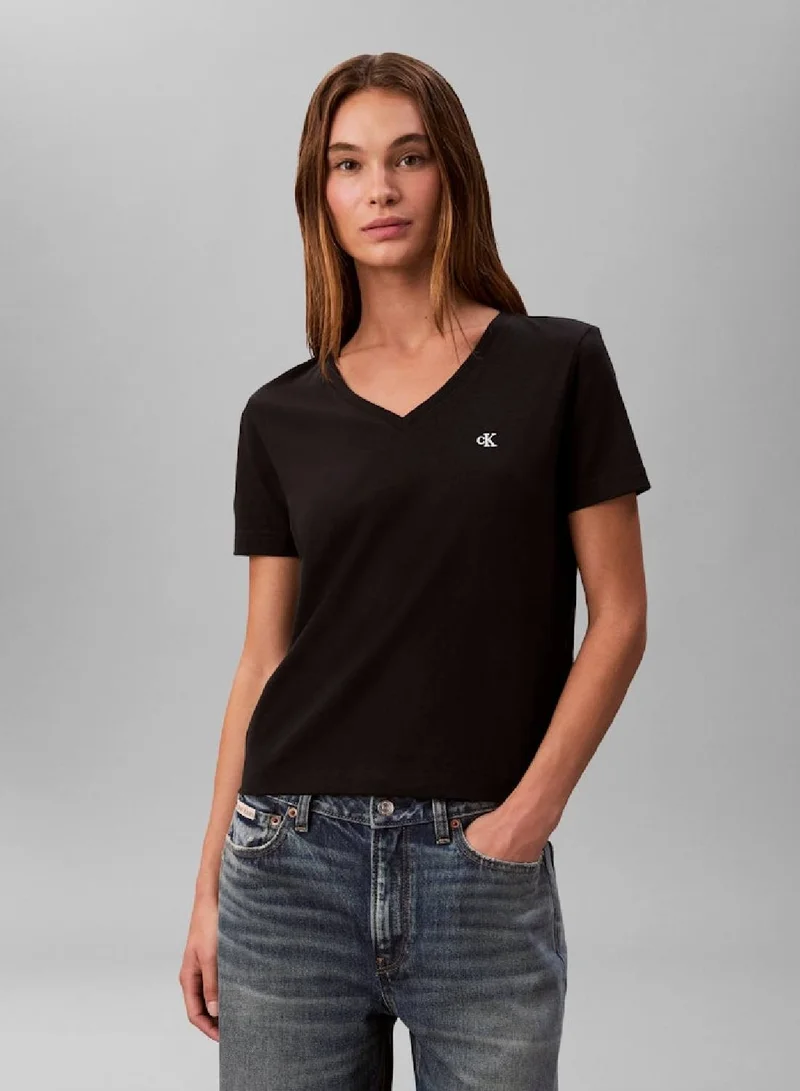 Relaxed Monogram V-Neck T-Shirt