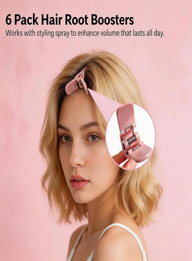 CartHome 6-Piece Heart Hair Clips for Hair Styling, Multi-Color Hair Clutcher for Women and Girls, Daily Hair Fixing Accessories (Pink, Nude, Black) - Image 4