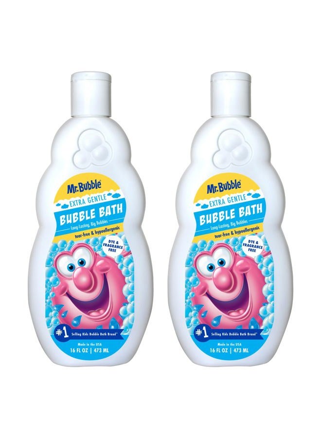 Mr. Bubble Mr Bubble Bubble Bath Extra Gentle 16 Ounce (473ml) (2 Pack) - Image 1